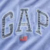 Vintagesoft oversized hoodie met Americana-logo