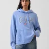 Vintagesoft oversized hoodie met Americana-logo