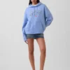 Vintagesoft oversized hoodie met Americana-logo