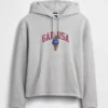 Vintagesoft oversized hoodie met Americana-logo