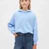 Vintagesoft oversized hoodie met bolle mouwen voor kinderen