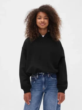 Vintagesoft oversized hoodie met bolle mouwen voor kinderen