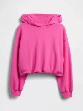 Vintagesoft oversized hoodie met bolle mouwen voor kinderen