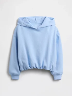 Vintagesoft oversized hoodie met bolle mouwen voor kinderen