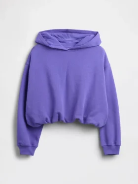 Vintagesoft oversized hoodie met bolle mouwen voor kinderen