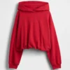 Vintagesoft oversized hoodie met bolle mouwen voor kinderen