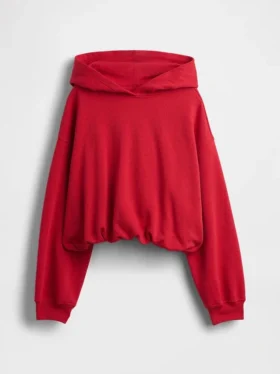 Vintagesoft oversized hoodie met bolle mouwen voor kinderen