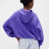 Vintagesoft oversized hoodie met bolle mouwen voor kinderen