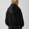 Vintagesoft oversized hoodie met rits en logo voor kinderen