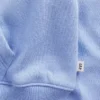 Vintagesoft oversized hoodie met rits en logo voor kinderen