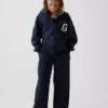 Vintagesoft oversized hoodie met rits voor kinderen