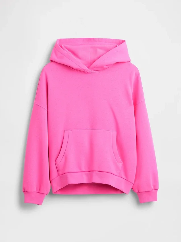 Vintagesoft oversized hoodie voor kinderen