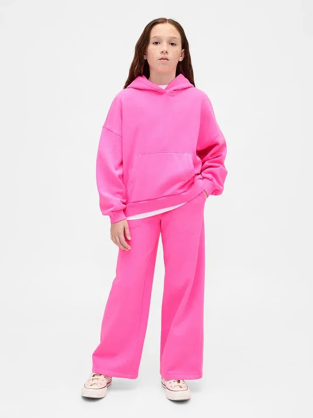 Vintagesoft oversized hoodie voor kinderen