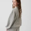 Vintagesoft oversized sweatshirt met logo en staande kraag voor kinderen