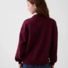 Vintagesoft oversized sweatshirt met logo en staande kraag voor kinderen