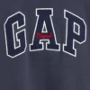 Vintagesoft oversized sweatshirt met logo en staande kraag voor kinderen