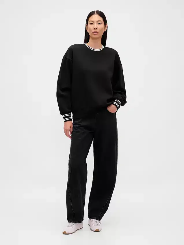 Vintagesoft oversized tuniek-sweatshirt