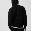 Vintagesoft oversized tuniek-sweatshirt met staande kraag