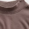 Vintagesoft oversized tuniek-sweatshirt met staande kraag
