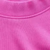 Vintagesoft oversized tuniek-sweatshirt met staande kraag