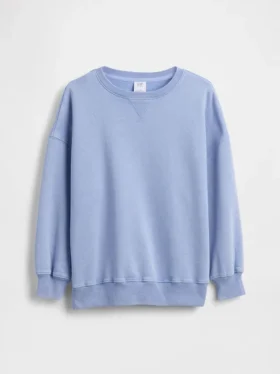 Vintagesoft oversized tuniek-sweatshirt voor kinderen