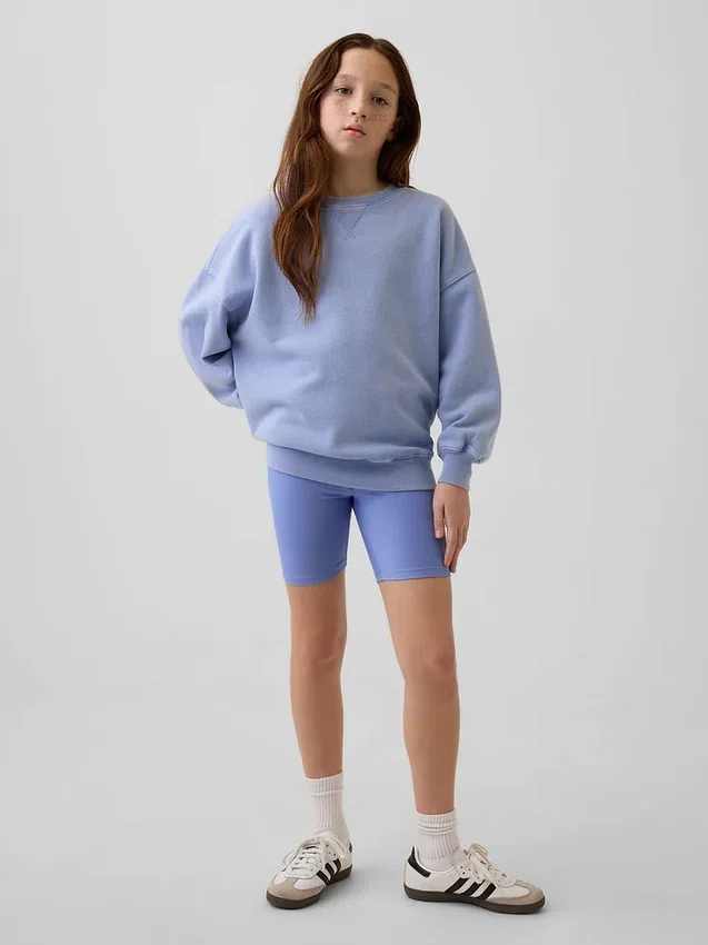 Vintagesoft oversized tuniek-sweatshirt voor kinderen