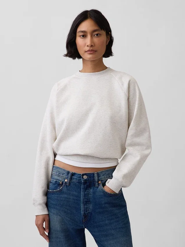 Vintagesoft raglan-sweatshirt