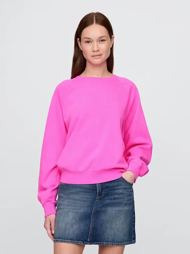 Vintagesoft raglan-sweatshirt