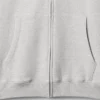 Vintagesoft Relaxed hoodie met rits voor volwassenen