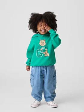Vintagesoft Relaxed-hoodie voor Baby & Peuter
