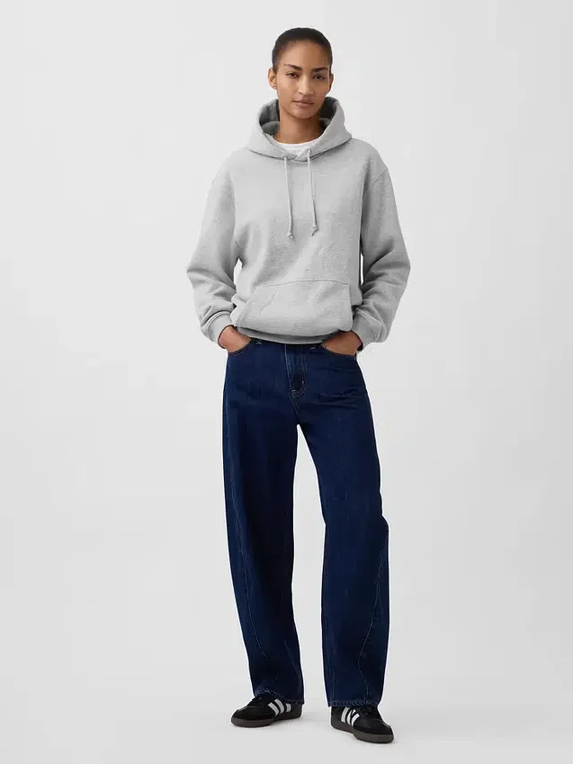Vintagesoft Relaxed-hoodie voor volwassenen