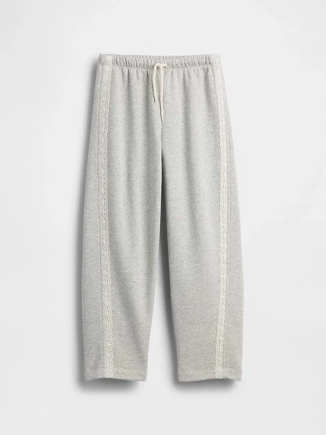 Vintagesoft Relaxed Joggingbroek met kanten rand voor kinderen