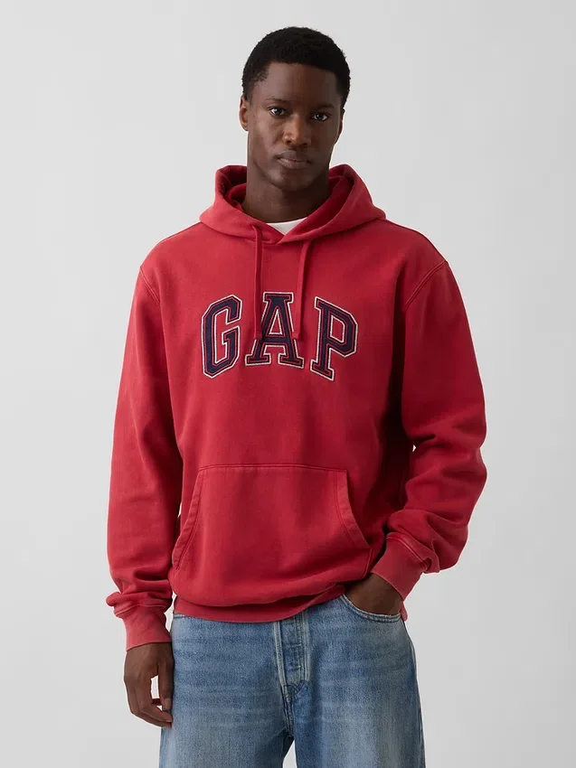 Vintagesoft Relaxed Logo-hoodie voor volwassenen