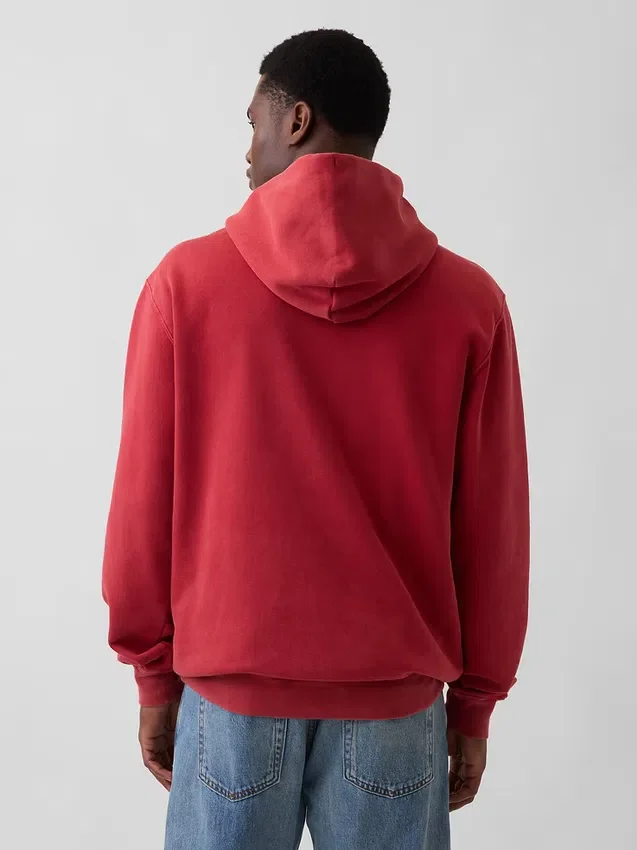 Vintagesoft Relaxed Logo-hoodie voor volwassenen