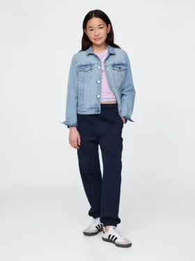 Vintagesoft Relaxed Logo-joggingbroek voor kinderen
