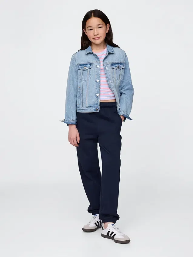 Vintagesoft Relaxed Logo-joggingbroek voor kinderen
