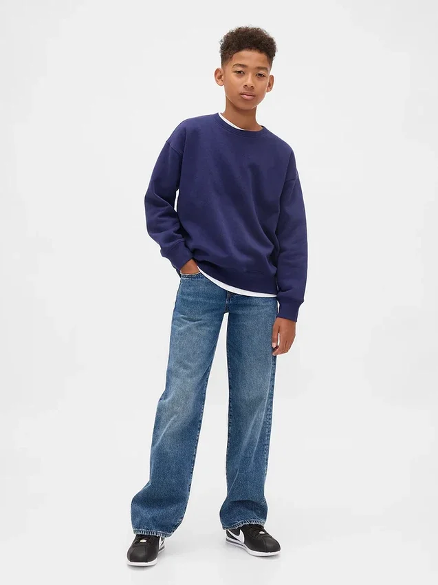 Vintagesoft Relaxed-sweatshirt voor kinderen
