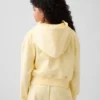 Vintagesoft relaxte hoodie met rits en kanten rand voor kinderen