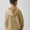 Vintagesoft relaxte hoodie met rits voor kinderen
