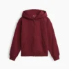 Vintagesoft relaxte hoodie met rits voor kinderen
