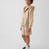 Vintagesoft relaxte hoodie met rits voor kinderen