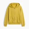 Vintagesoft relaxte hoodie met rits voor kinderen
