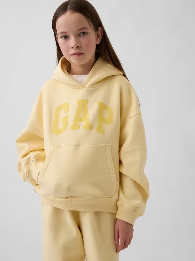 Vintagesoft relaxte hoodie voor kinderen