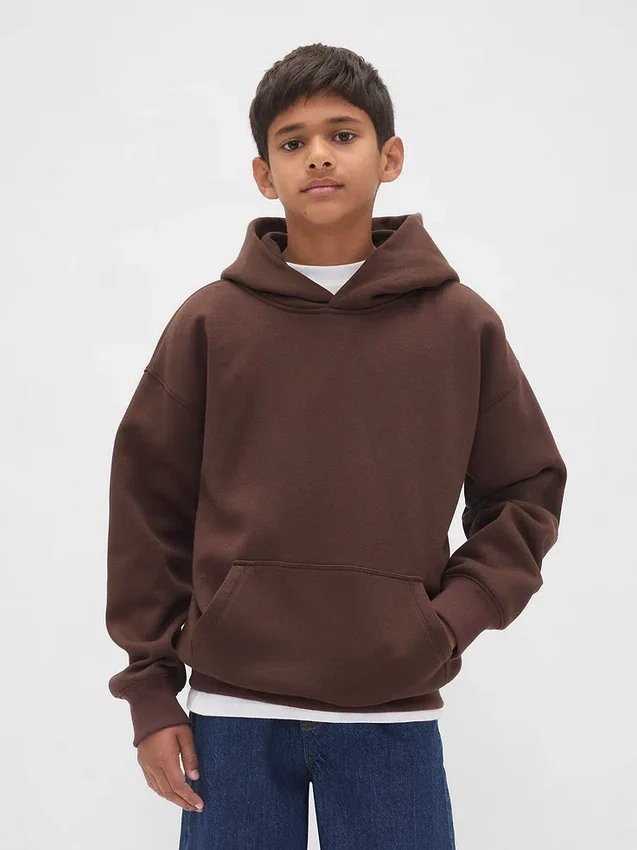 Vintagesoft relaxte hoodie voor kinderen