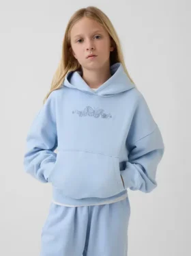 Vintagesoft relaxte hoodie voor kinderen