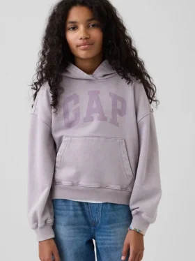 Vintagesoft relaxte hoodie voor kinderen