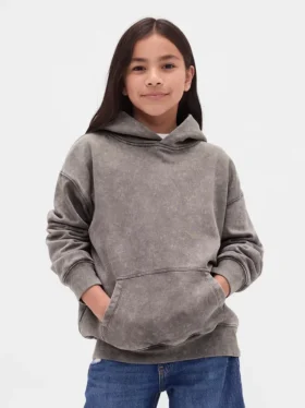Vintagesoft relaxte hoodie voor kinderen