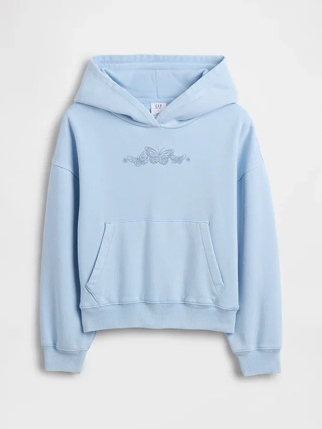 Vintagesoft relaxte hoodie voor kinderen
