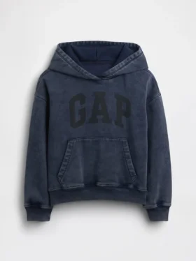 Vintagesoft relaxte hoodie voor kinderen