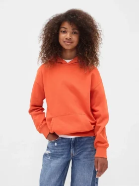 Vintagesoft relaxte hoodie voor kinderen